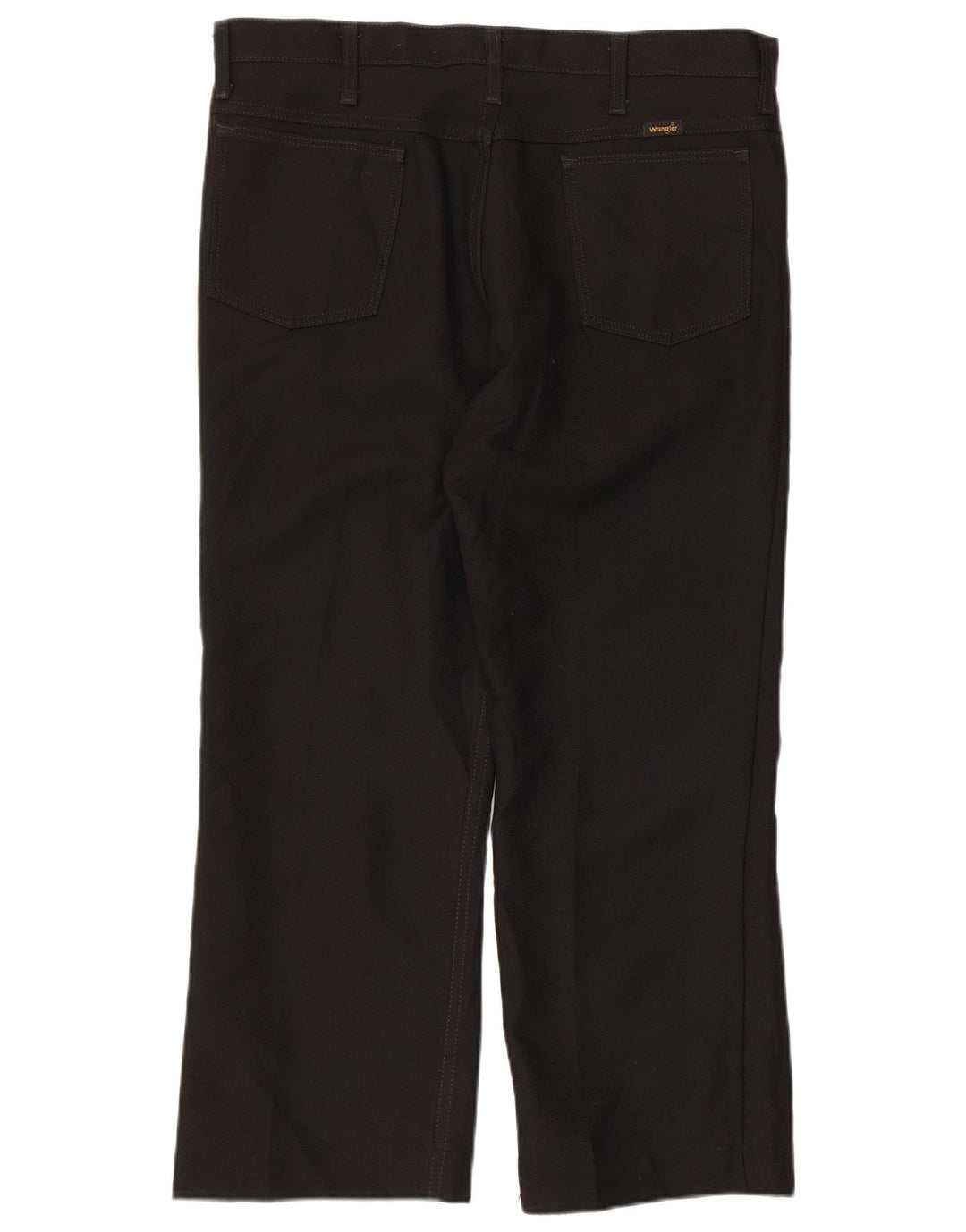 WRANGLER Pantalones casuales rectos para hombre W36 L26 Poliéster negro