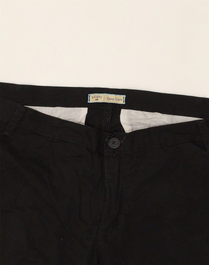 LEE Womens Tapered Chino Trousers W40 L28 Black Cotton | Vintage Lee | Thrift | Second-Hand Lee | Used Clothing | Messina Hembry 