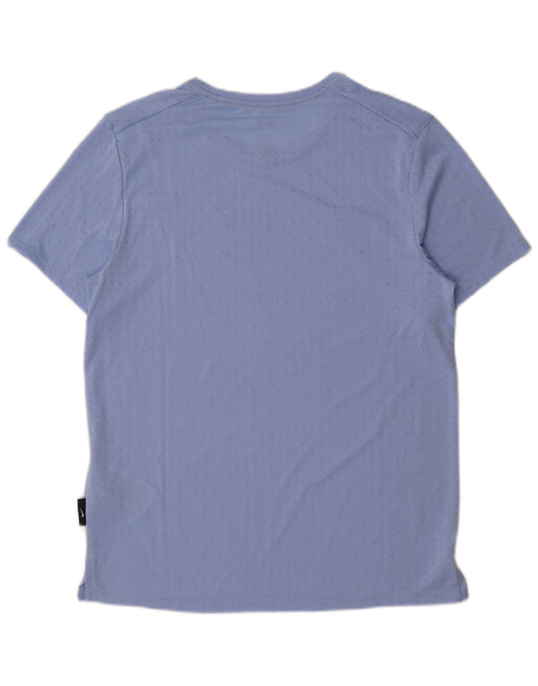 Camiseta Nike Dri Fit para hombre Top Small Blue Spotted Poliéster