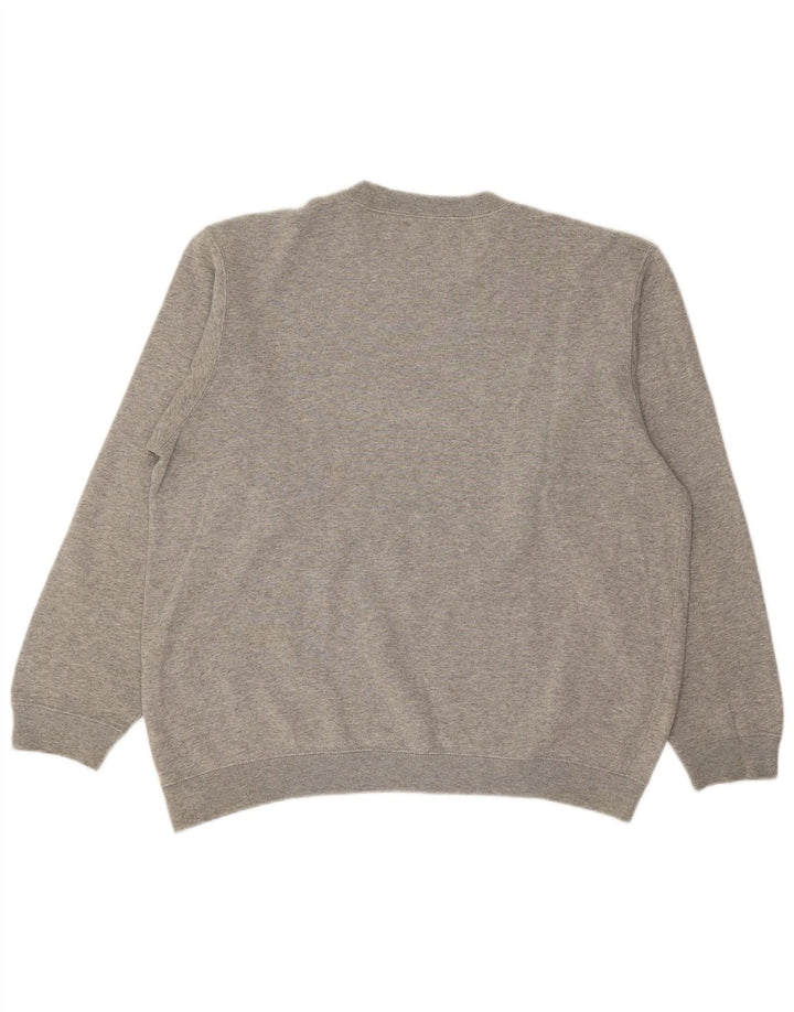CHAMPION Sudadera Gráfica para Hombre Jersey Gris Medio Algodón
