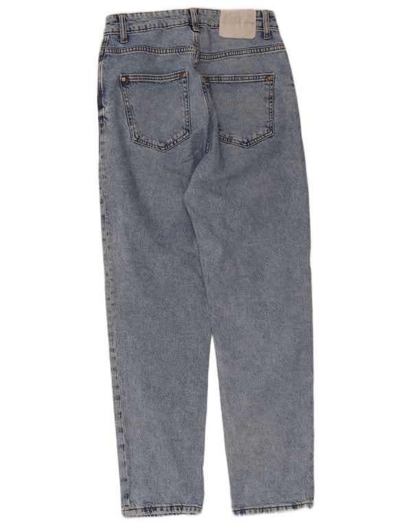 Zara Jeans Cónicos Para Mujer EU 38 Small W28 L27 Azul