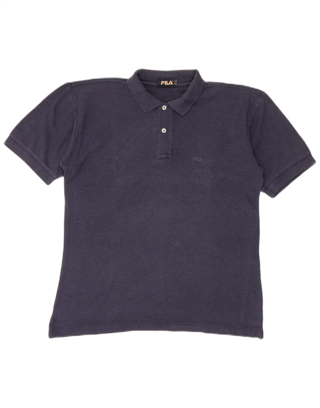Fila Polo para hombre IT 46 Small Azul marino Algodón