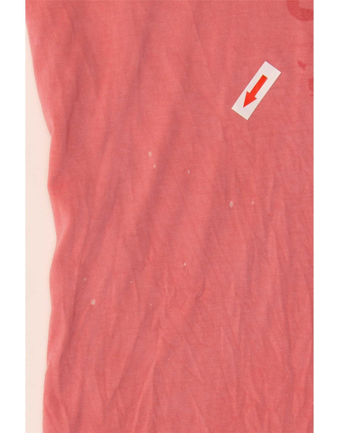 Diesel Hombre Camiseta Gráfica Top Algodón Rosa Medio
