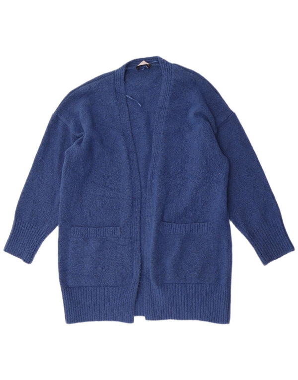 Marks & Spencer Suéter tipo cárdigan largo y holgado para mujer UK 46 Azul grande