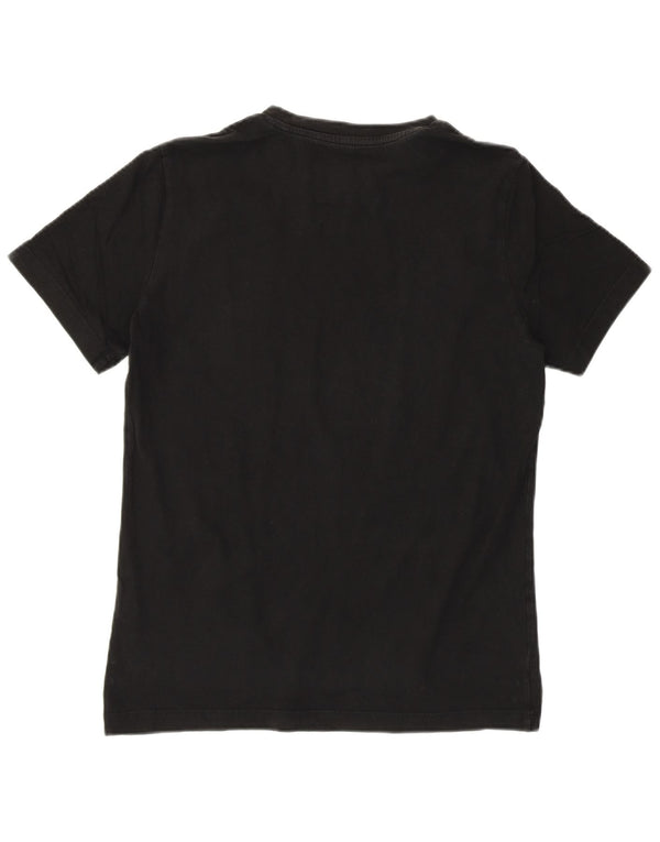 Puma Camiseta gráfica para hombre Top pequeño de algodón a rayas negras