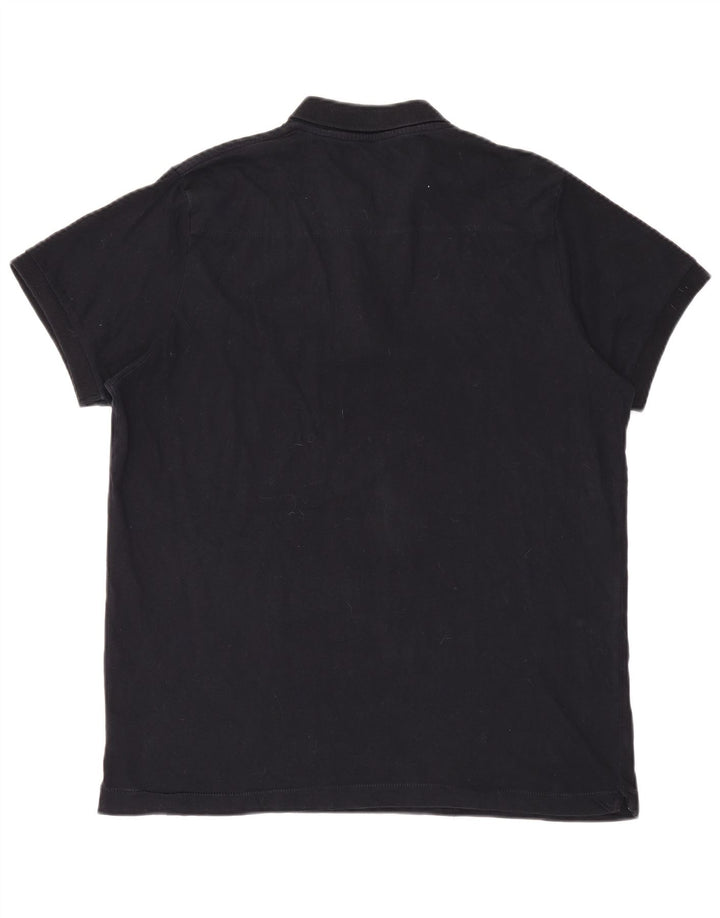 French Connection Polo para hombre 2XL Azul marino Algodón