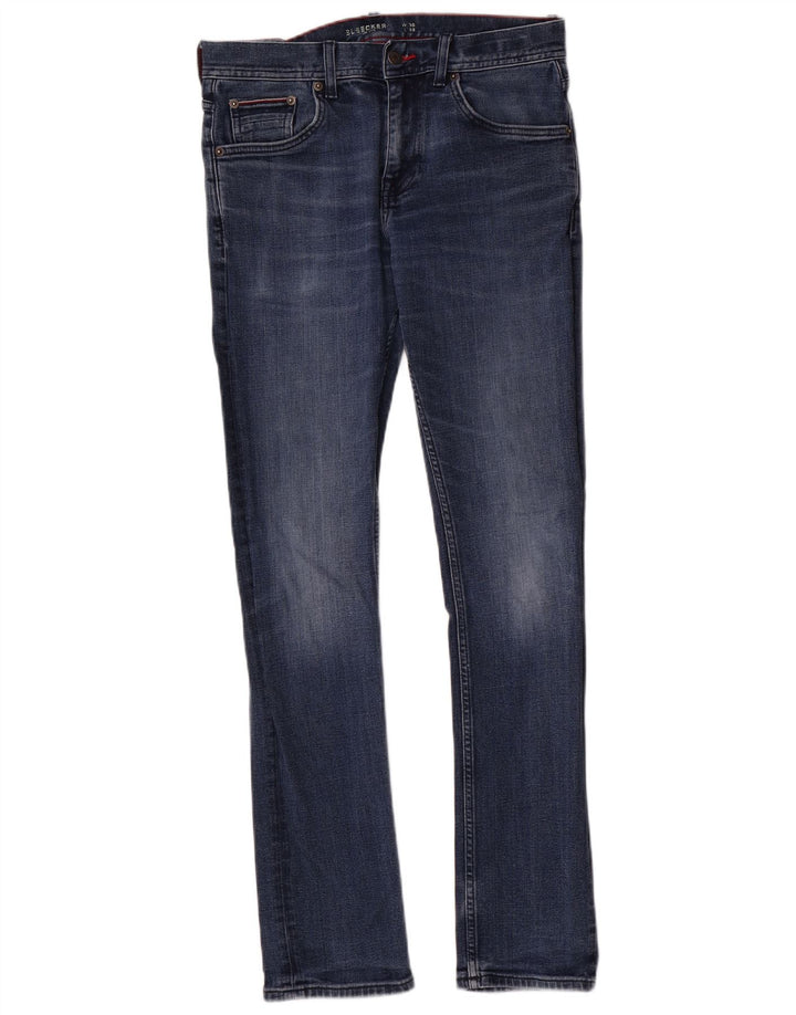 Vaqueros Tommy Hilfiger Bleecker Slim para mujer W30 L32 Algodón azul