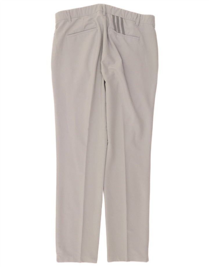 Pantalón chino recto Adidas para hombre W36 L34 Poliéster gris