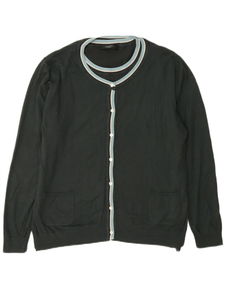 Max Mara - Cárdigan de fin de semana para mujer, talla 40, color verde grande