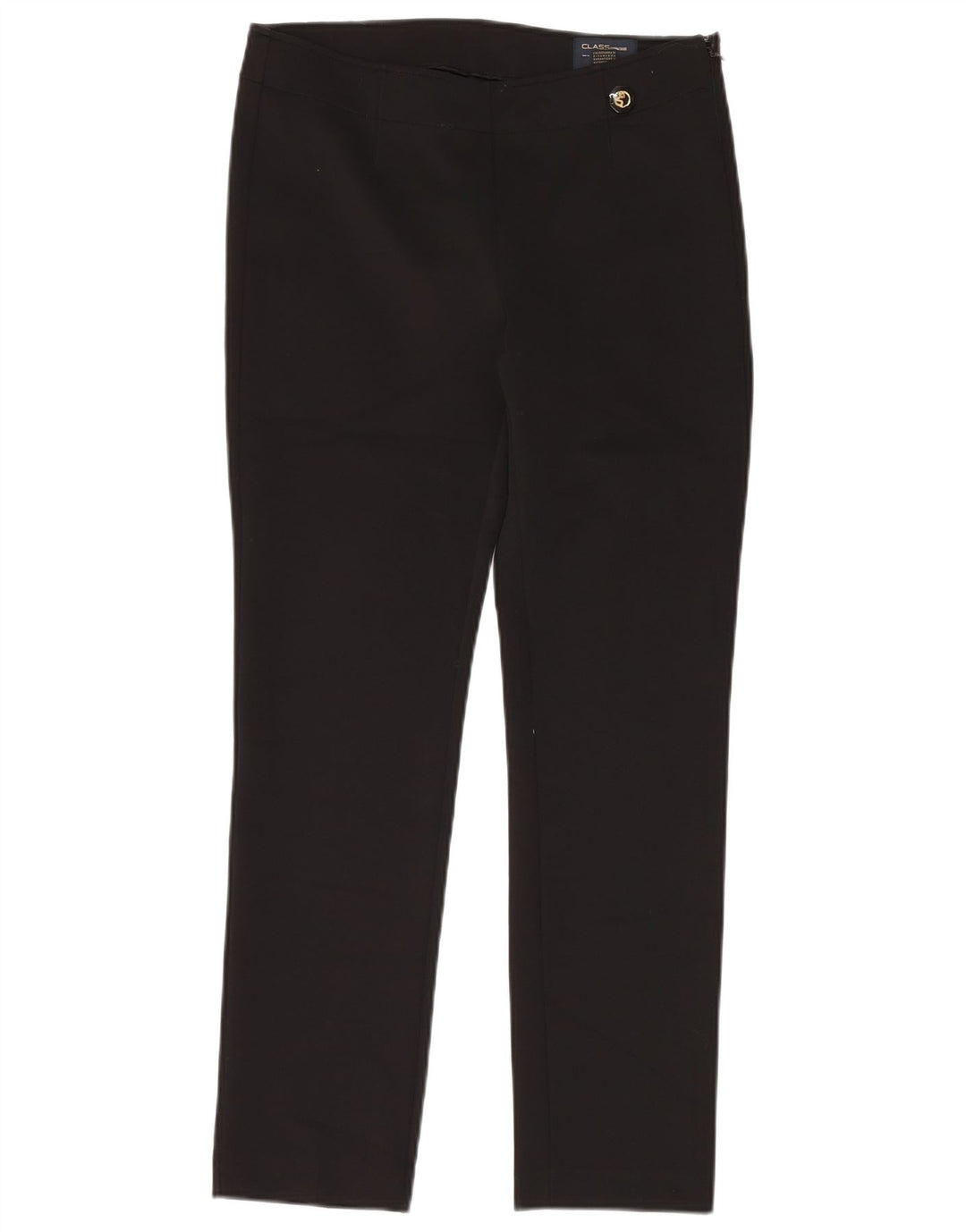 ROBERTO CAVALLI Pantalones casuales de clase para mujer IT 44 Medium W32 L30 Negro