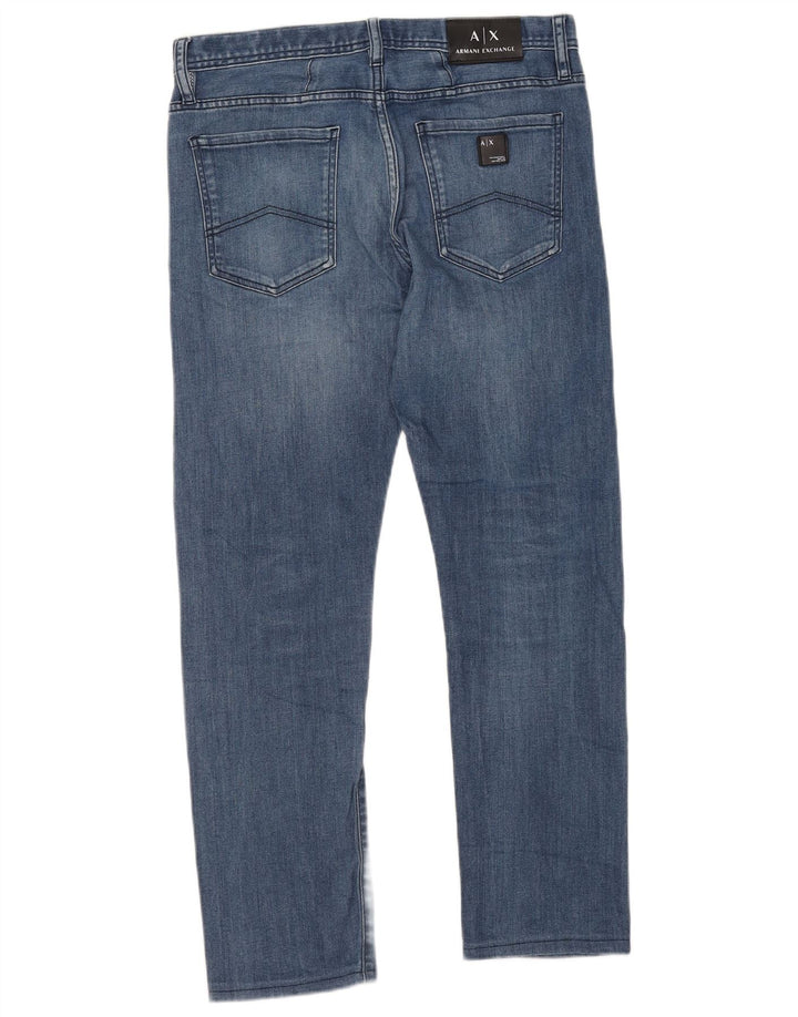ARMANI EXCHANGE Vaqueros ajustados para hombre W31 L28 Algodón azul