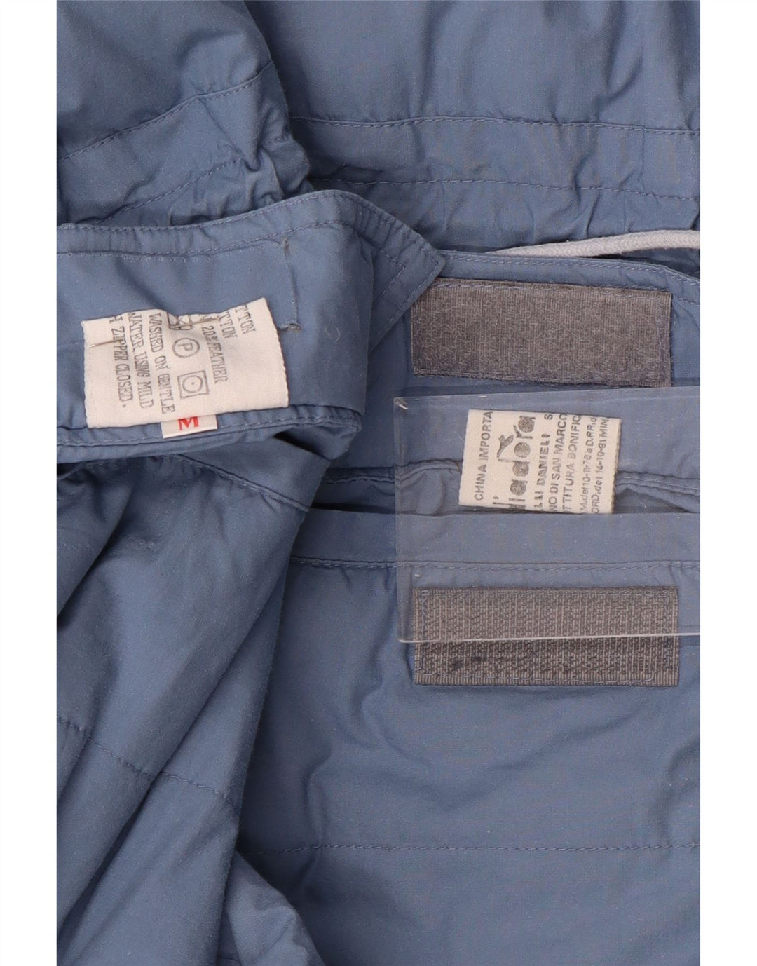 DIADORA Chaqueta acolchada reversible y holgada para hombre ES 38 Algodón azul medio