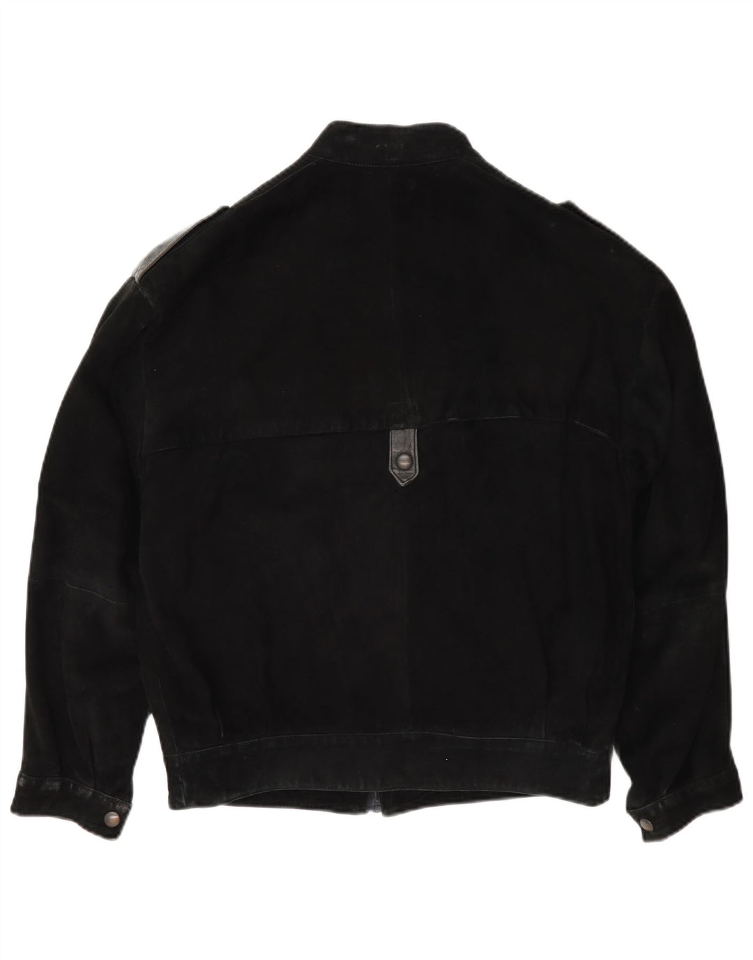 Vintage hombres militar ante bomber chaqueta IT 46 pequeño negro
