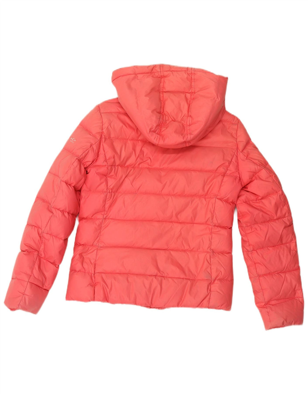 Woolrich Chaqueta acolchada con capucha para mujer UK 10 Small Pink Polyamide