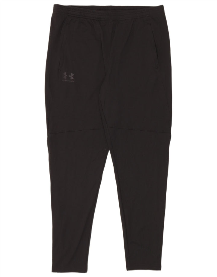 Under Armour Pantalón de chándal ajustado para hombre XL Poliéster negro