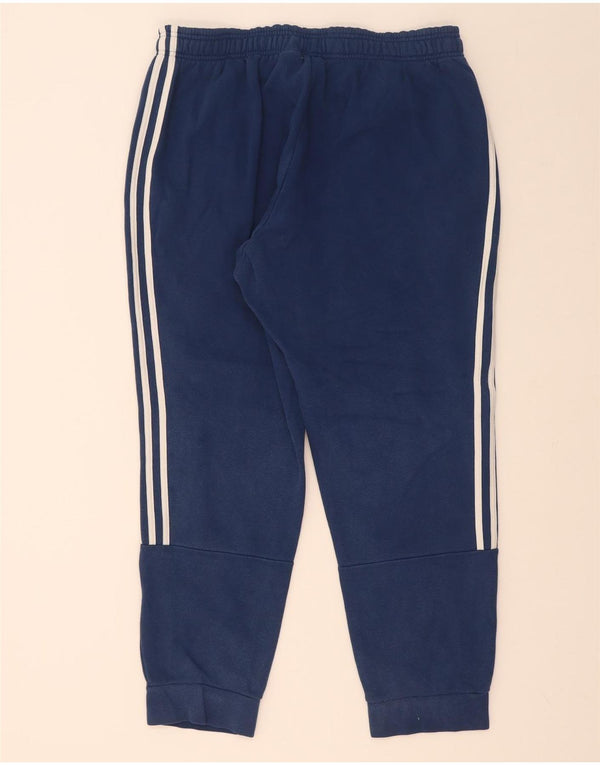 Adidas Hombre Pantalón Chándal Joggers XL Azul Marino Algodón