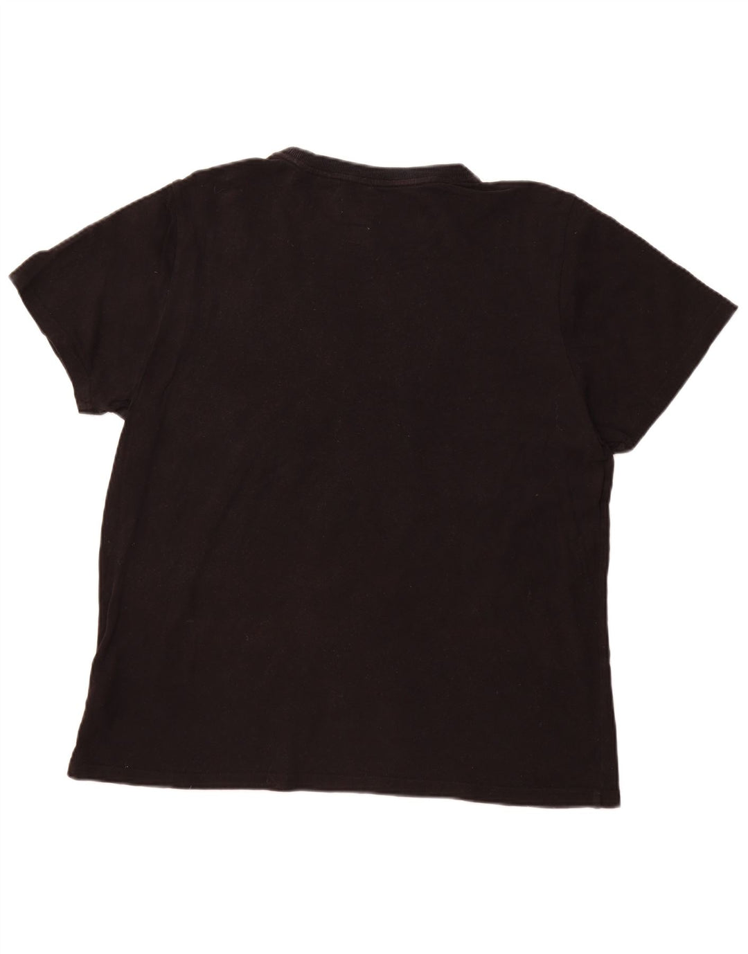 SUPERDRY Camiseta gráfica para hombre Top 2XL Algodón negro