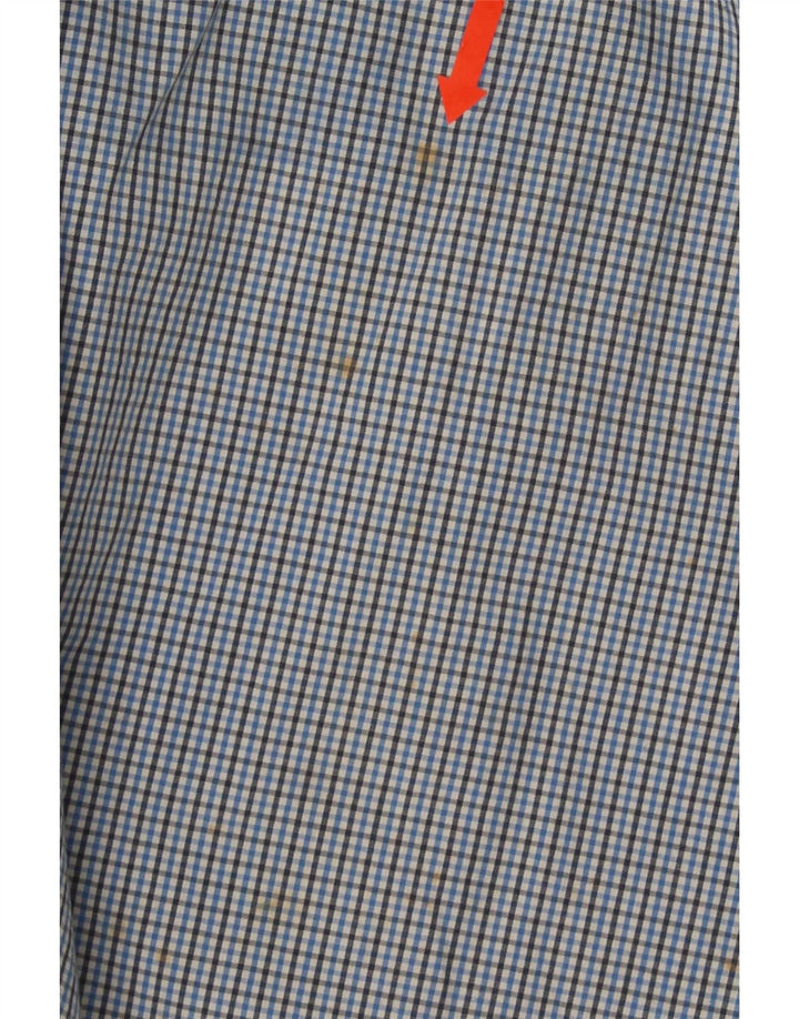 Camisa Gap Hombre XL Algodón A Cuadros Azul