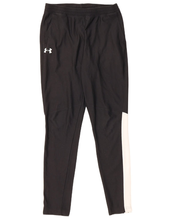 Under Armour Mens Tracksuit Trousers Medium Black Colourblock