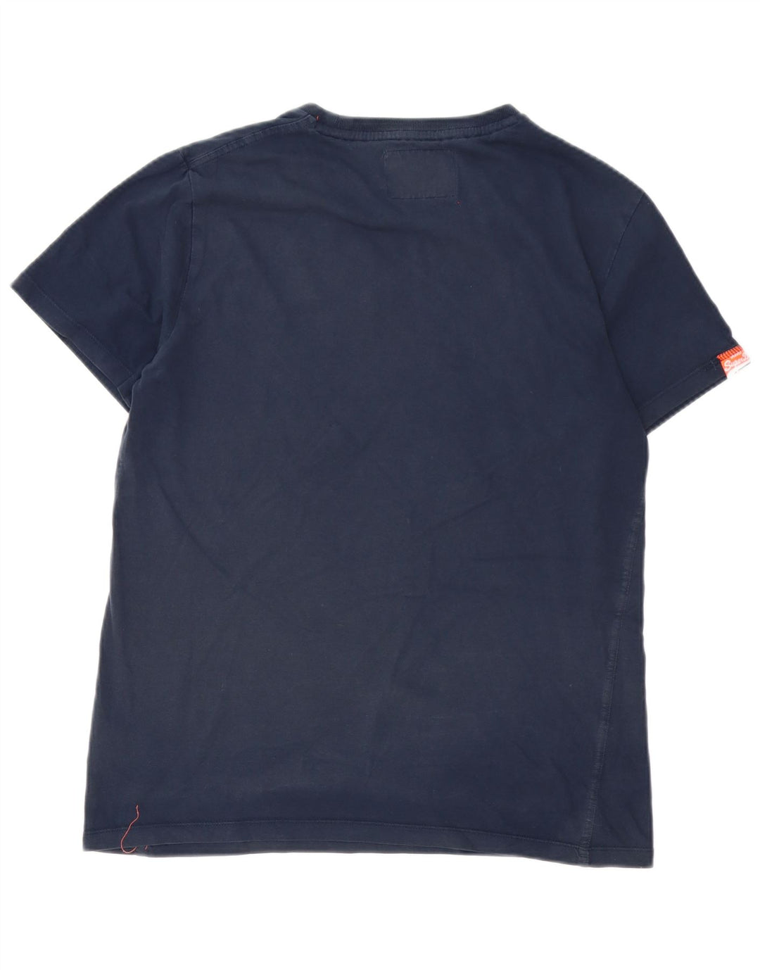 Superdry Camiseta para hombre Top Large Azul Marino Algodón