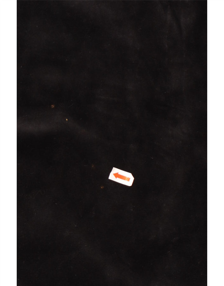 L.L.BEAN Falda Acampanada de Terciopelo para Mujer Mediana W28 Algodón Negro