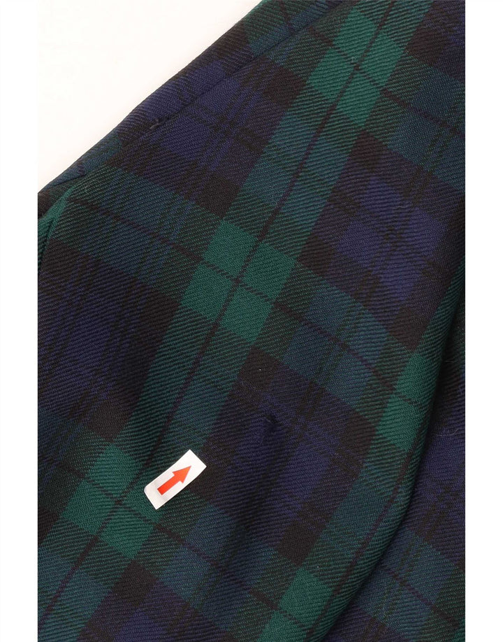 Marks & Spencer Chaqueta tipo blazer con doble botonadura para hombre UK 44 2XL Green Check