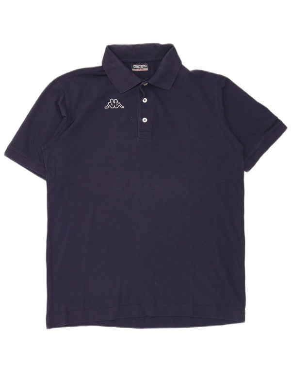 KAPPA Polo para hombre grande azul marino