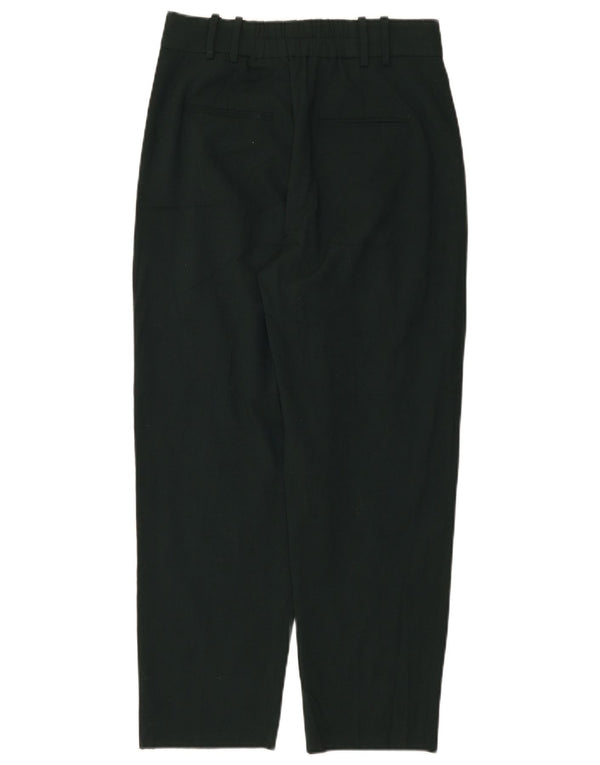 Zara Womens Tapered Chino Trousers Small W25 L25 Green Polyester