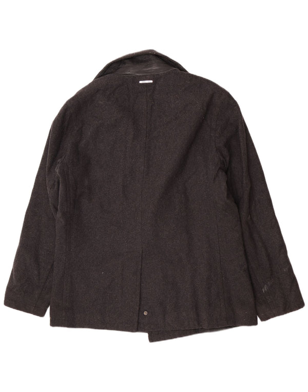 Michael Kors Chaquetón para hombre UK 40 Grande Gris Lana Clásico