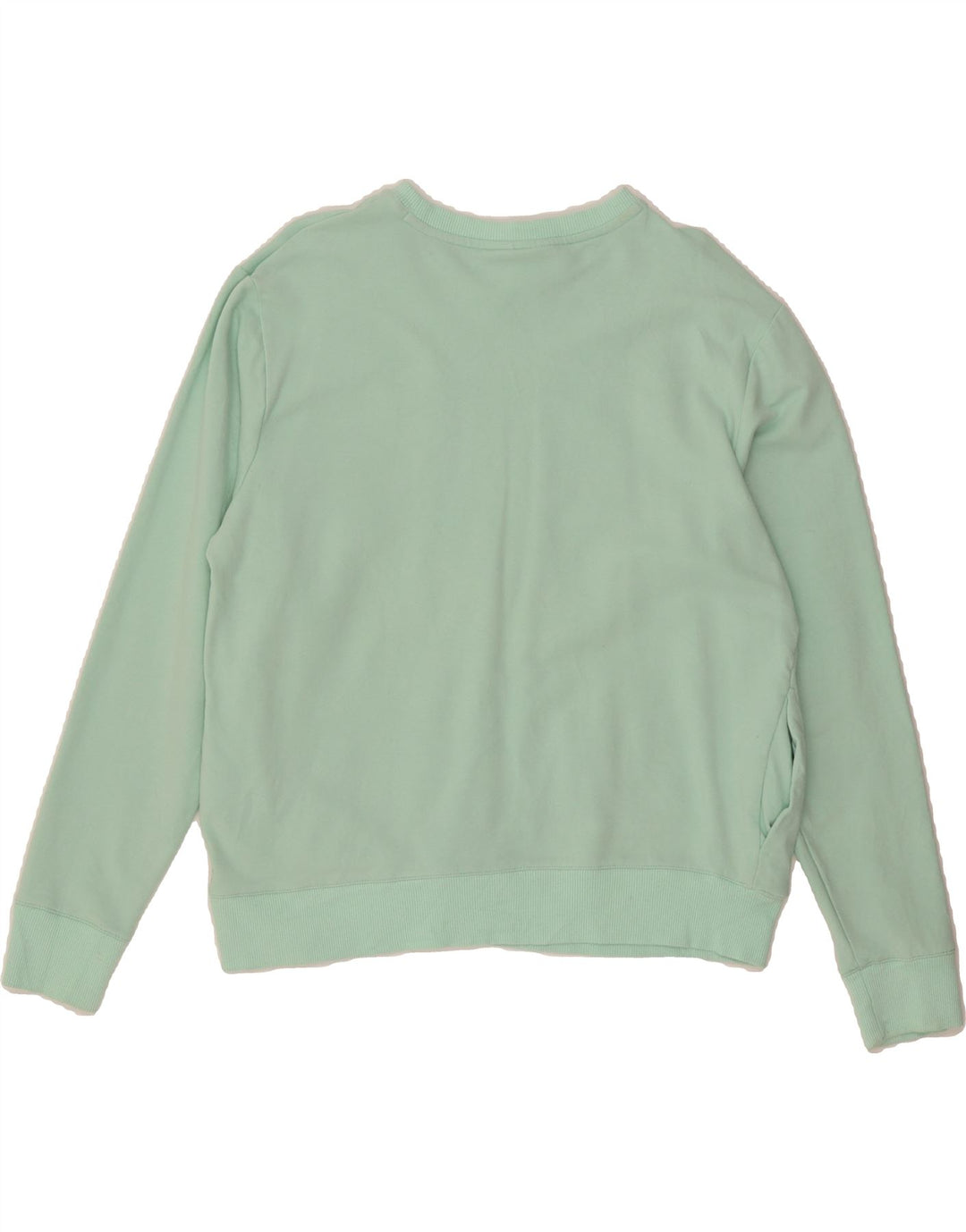 FILA Womens Sweatshirt Jumper UK 14 Medium Green Cotton Vintage Fila and Second-Hand Fila from Messina Hembry 
