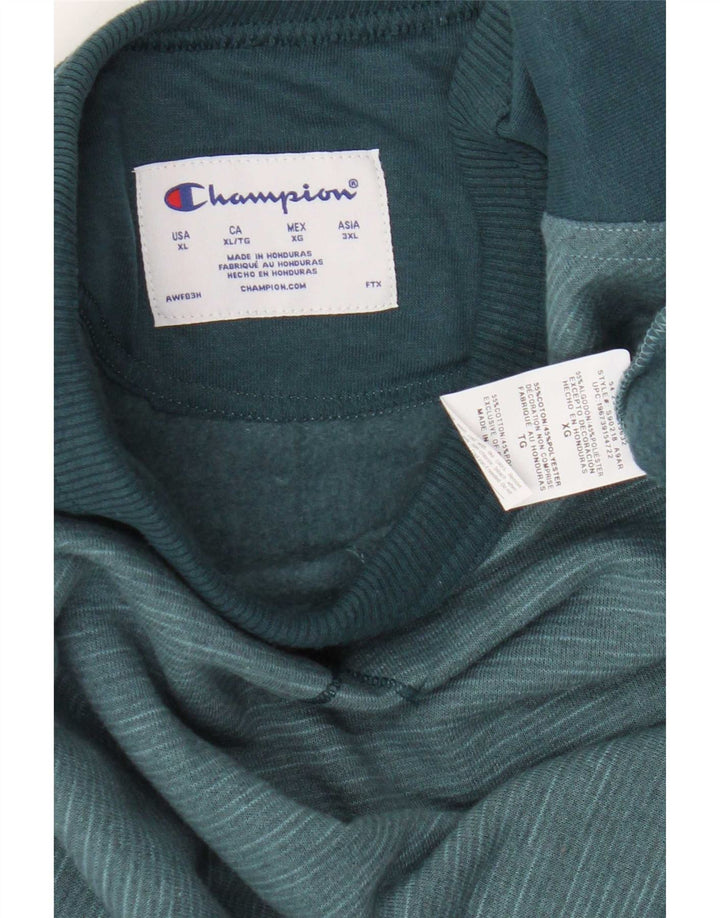 Champion Sudadera Jumper XL Azul Colorblock Algodón