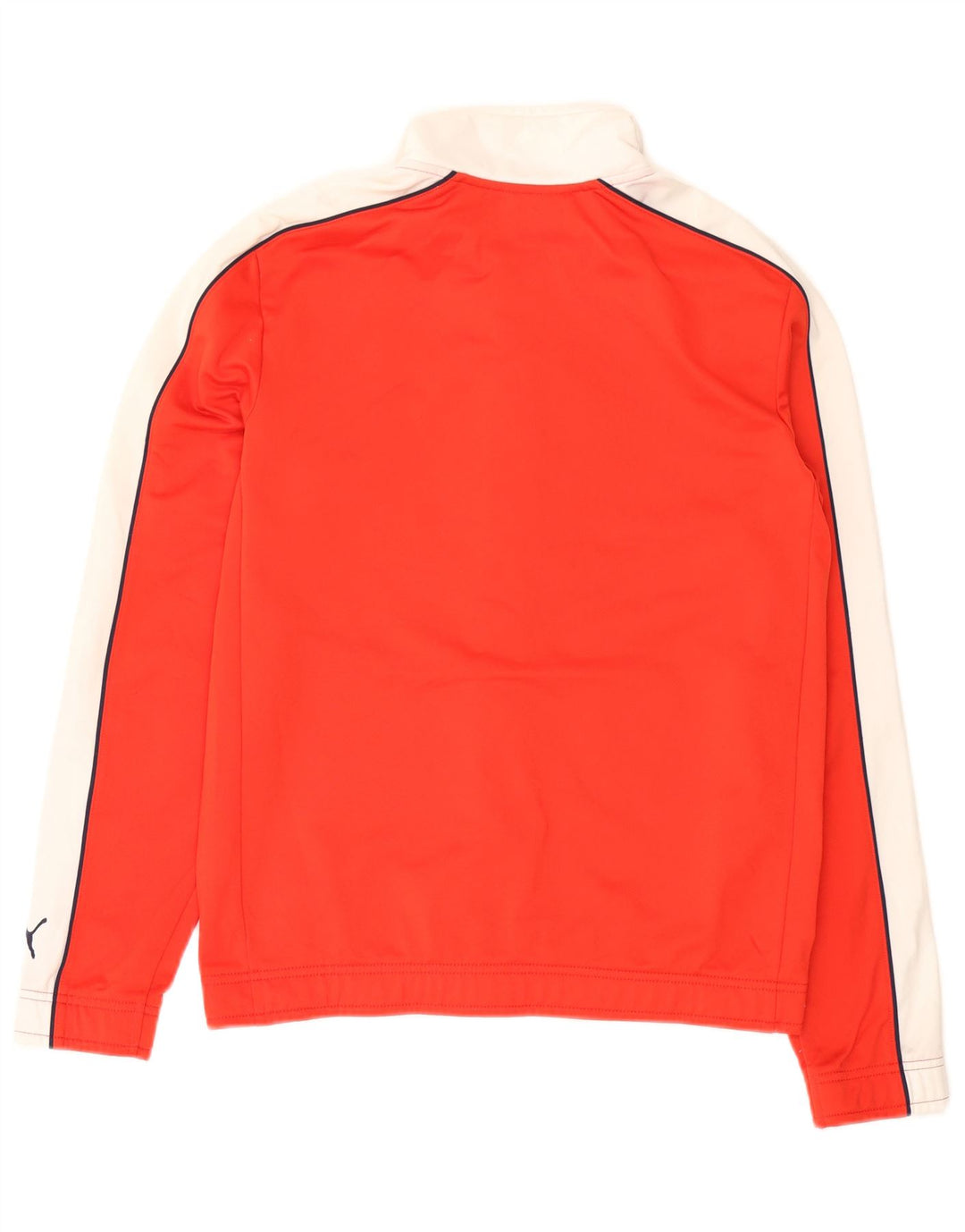 PUMA Chaqueta superior de chándal con estampado gráfico para hombre Poliéster con bloques de color rojo pequeño