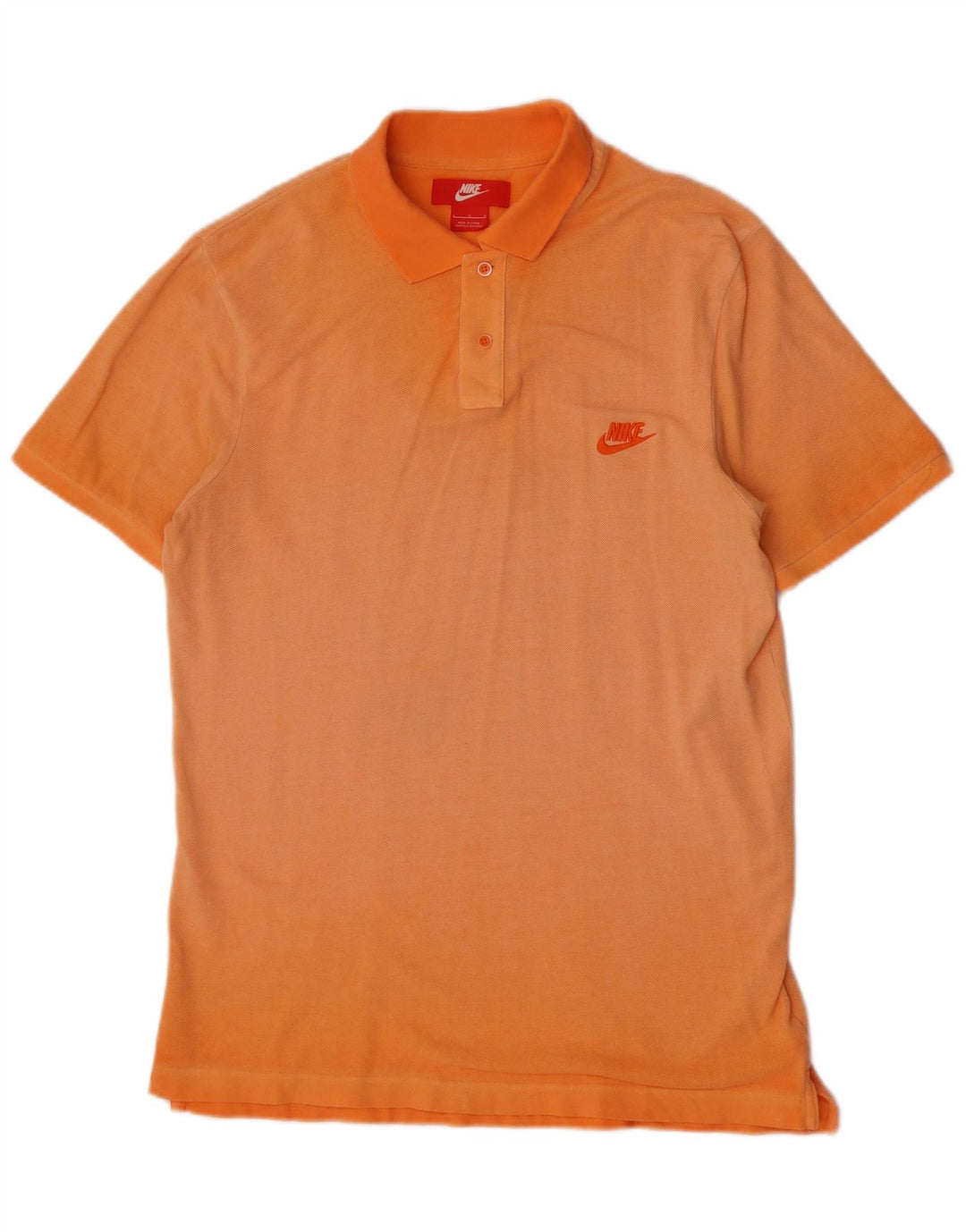 Polo Nike Hombre Grande Naranja Algodón