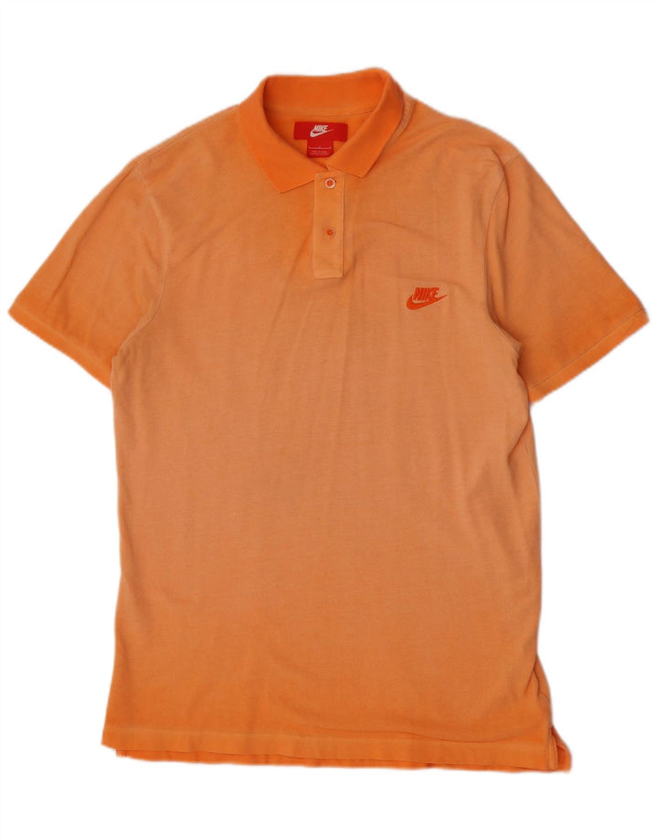 Polo Nike Hombre Grande Naranja Algodón