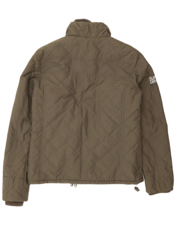 Superdry Chaqueta Cortavientos Windcheater para Mujer UK 44 Medium Caqui Nylon