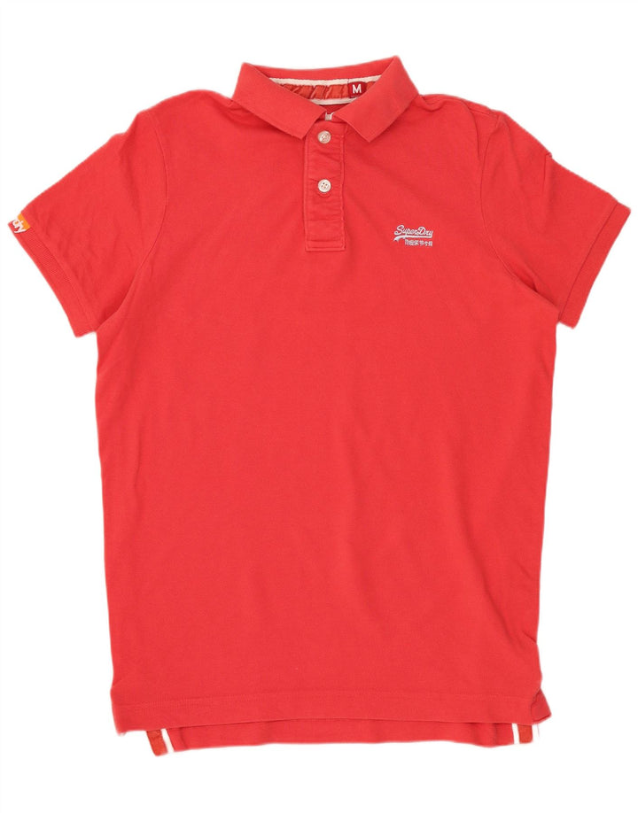 SUPERDRY Polo Hombre Algodón Rojo Medio