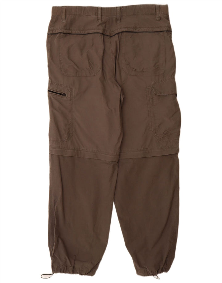 Marks & Spencer Pantalones tipo joggers cargo para hombre W34 L29 Algodón gris