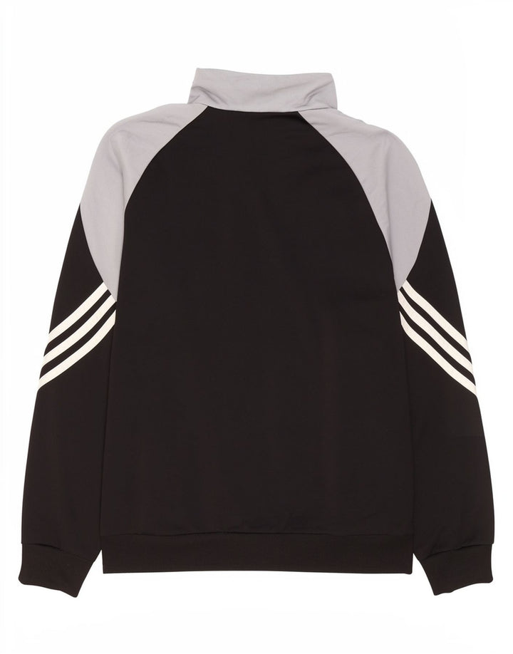 Adidas Chaqueta de chándal para niño 13-14 años XL Negro Colorblock Poliéster