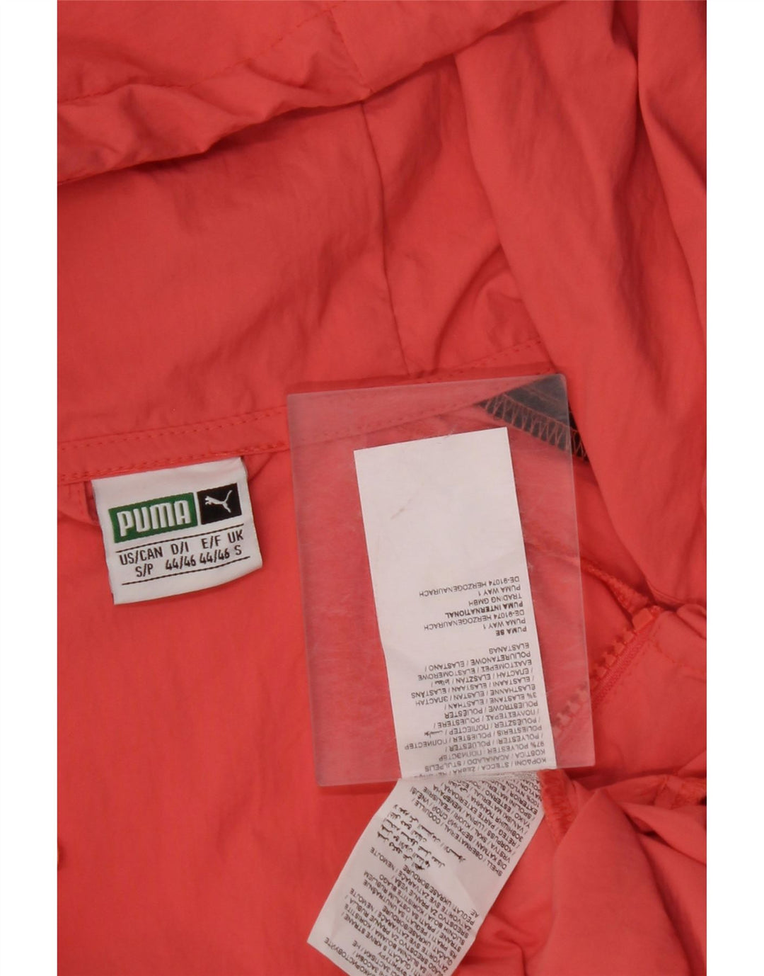 PUMA Jersey con capucha y gráfico extragrande para mujer UK 10 Small Pink Colourblock