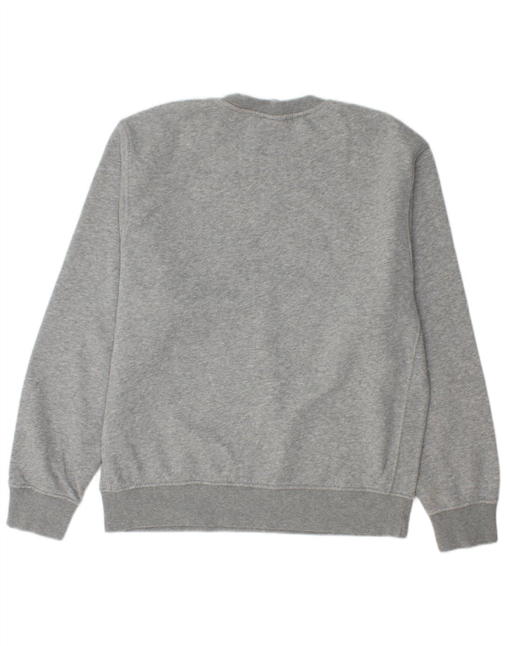 NIKE Hombre Loose Fit Sudadera Jumper Small Gris Algodón