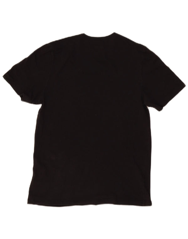 Hugo Boss Hombre Camiseta Top Small Algodón Negro