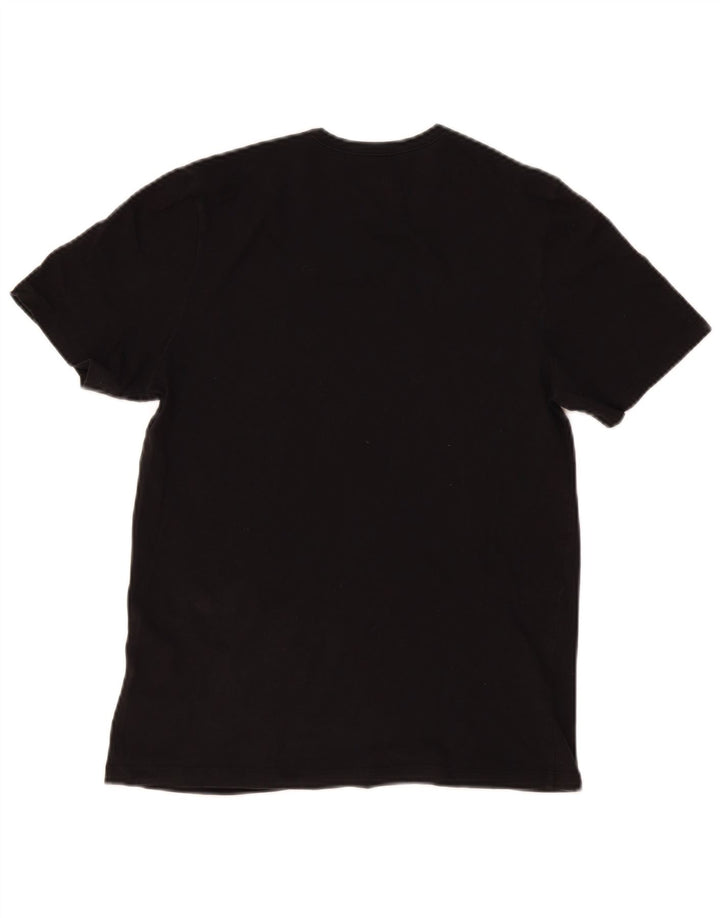 Hugo Boss Hombre Camiseta Top Small Algodón Negro