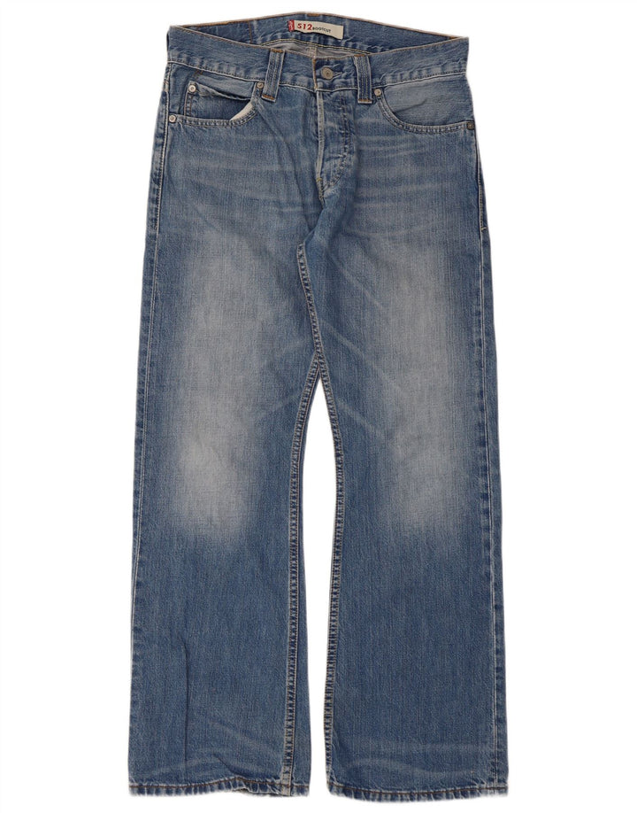 Levi's Mujer 512 Vaqueros Bootcut W32 L30 Algodón Azul