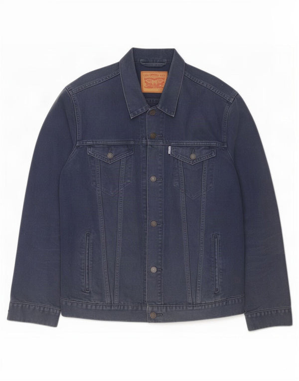 Levi's Chaqueta vaquera para hombre UK 42 XL Algodón azul marino