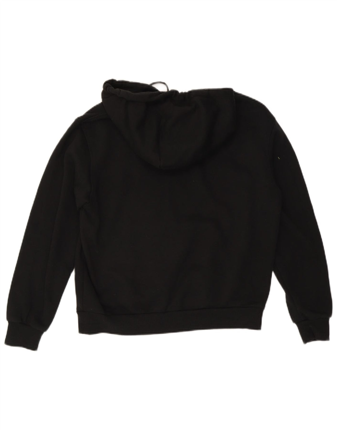 CONVERSE Jersey con capucha para mujer UK 14 Mediano Algodón negro