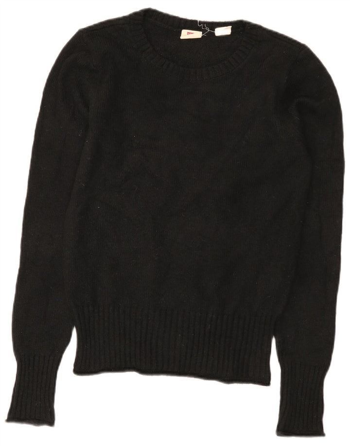 Levi's Suéter tipo jersey con cuello barco para mujer UK 10 Small Poliamida negra