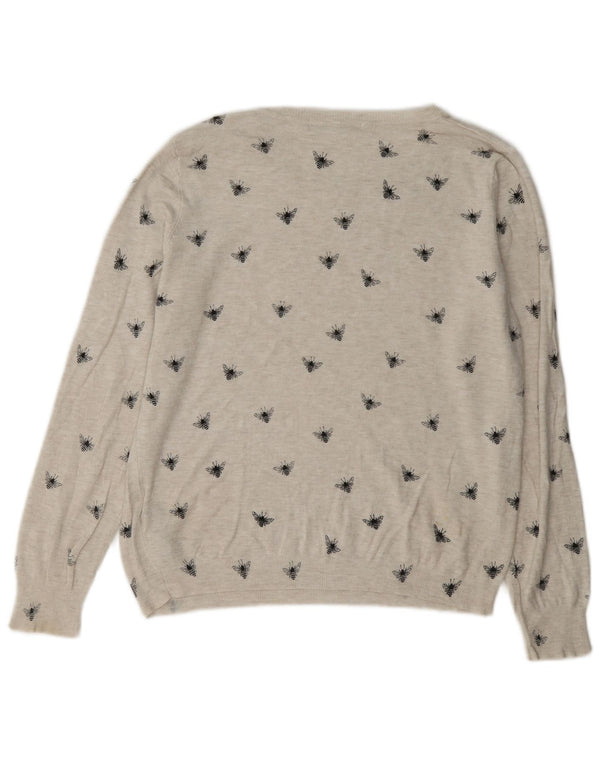 Marks & Spencer Jersey con Cuello Barco para Mujer UK 46 Large Beige