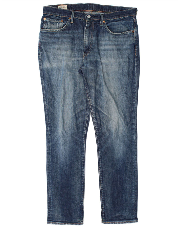 Levi's Hombre 511 Slim Jeans W34 L32 Algodón Azul