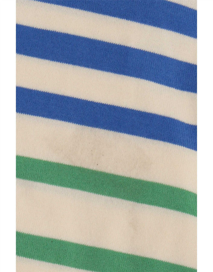 Marks & Spencer - Jersey de cuello redondo para mujer, talla 40, talla mediana, color blanco a rayas