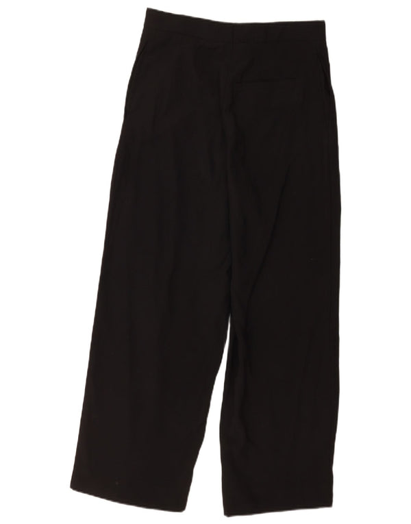 Pantalones casuales de pierna ancha y cintura alta para mujer Cos W26 L25 Viscosa negra